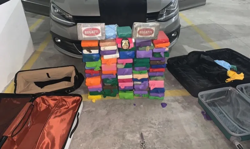 PF apreendeu 200kg de cocaína ao decorrer das investigações