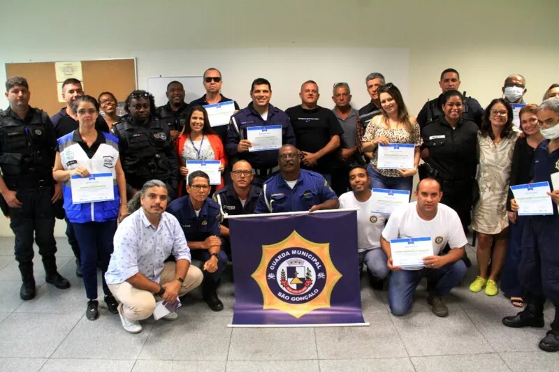 Mais de 30 agentes de segurança receberam orientação em São Gonçalo