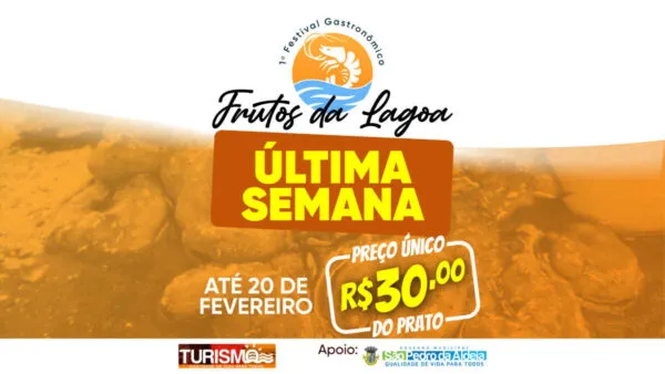 1º Festival Gastronômico Frutos da Lagoa de São Pedro da Aldeia