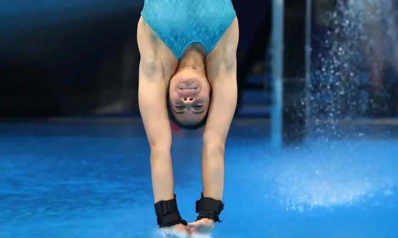 Ingrid Oliveira eliminada nos saltos ornamentais