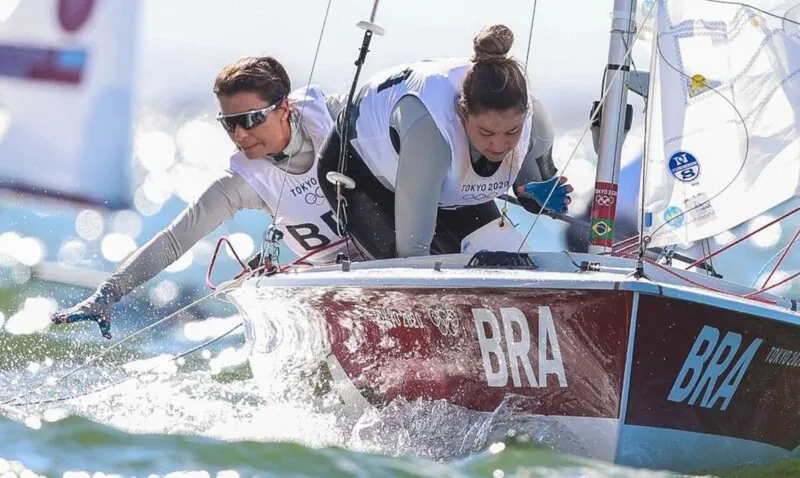 Ana e Fernanda ficam em 9º na vela classe 470