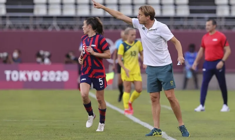 Tony Gustavsson, treinador da seleção australiana de futebol feminino