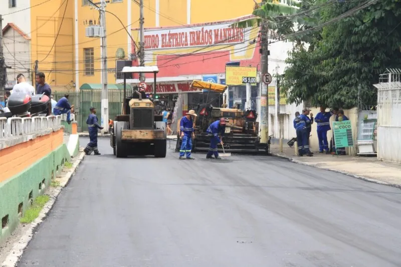 Essas obras fazem parte do programa Asfalta São Gonçalo