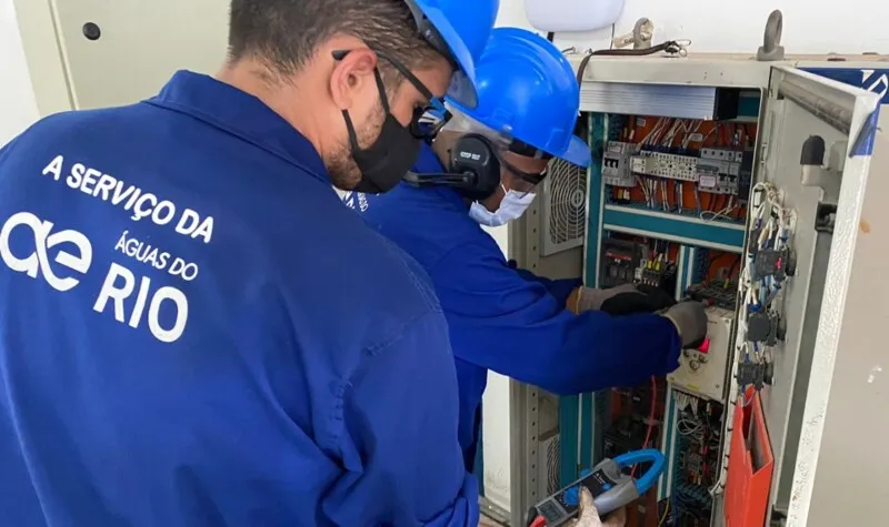Entre as principais intervenções, a concessionária está efetuando a instalação de bomba, substituição de painéis elétricos e a limpeza do reservatório de reuso para colocá-lo em operação