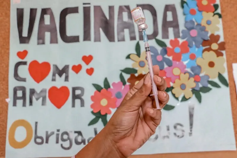 Município anuncia vacinação de crianças de 9 e 8 anos