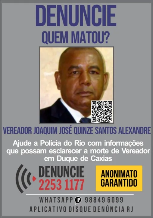 Vereador de Duque de Caxias  foi assassinado na Baixada Fluminense 