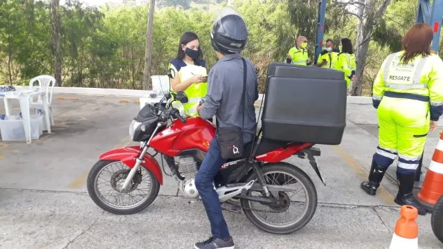 Por conta da pandemia, o atendimento aos motociclistas será no formato Drive Thru