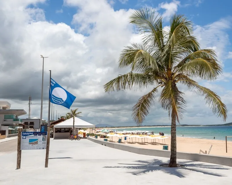A Bandeira Azul é um certificado internacional de qualidade ambiental.