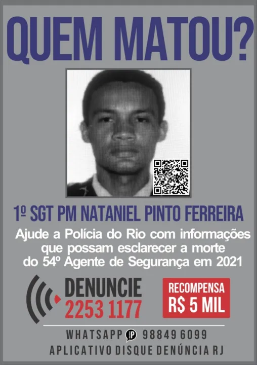 1º Sargento da PM foi morto nesta segunda-feira (23)