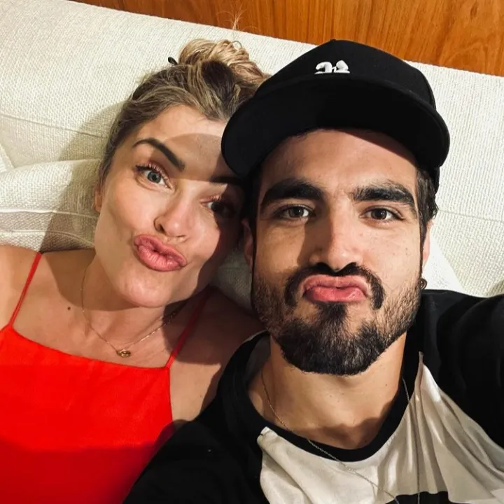 Homenagem feita à Grazi por Caio em seu Instagram no aniversário dela