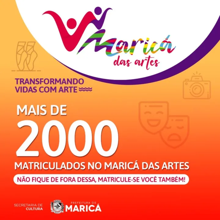 Inscrições do Maricá das Artes vai até o dia 29