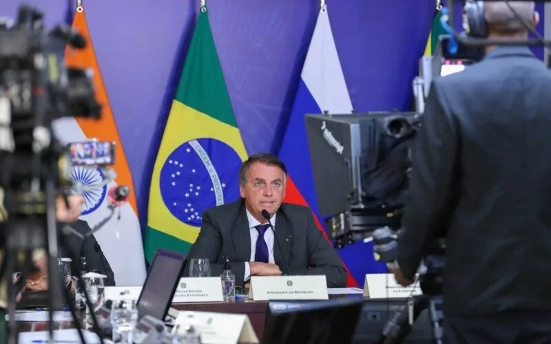 Bolsonaro participou de reunião do BRICS nesta quinta-feira