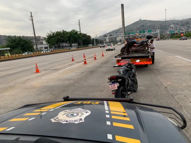 Várias motocicletas não apresentavam as mínimas condições de segurança e algumas, nunca havia sido registradas