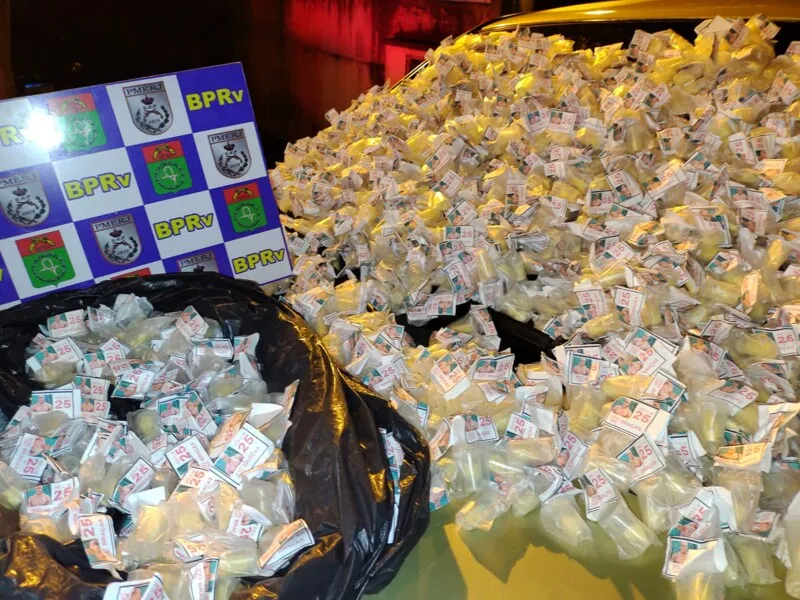 A droga é oriunda da Comunidade do Arará