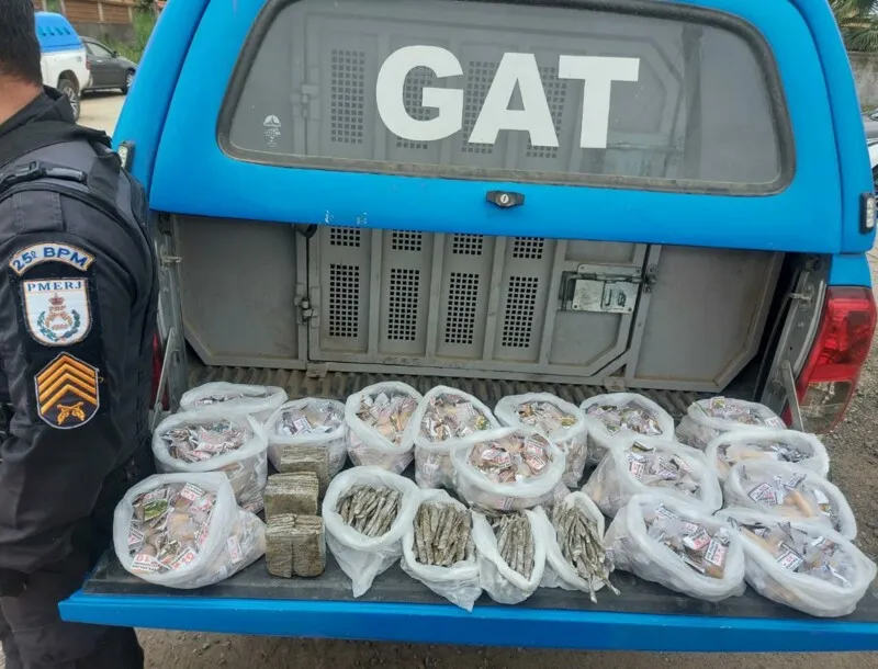 Drogas foram encontradas em casa usada como esconderijo do tráfico