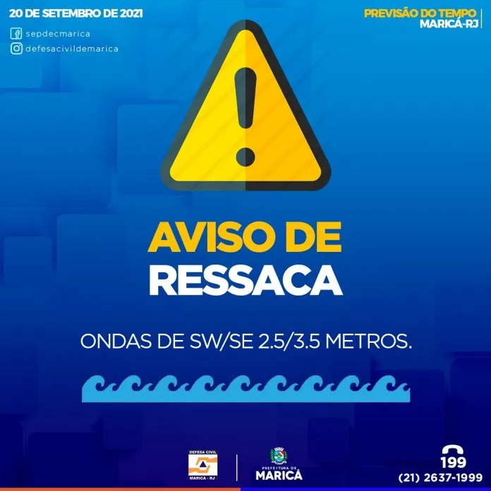 Os pescadores e demais embarcações devem agir com cautela