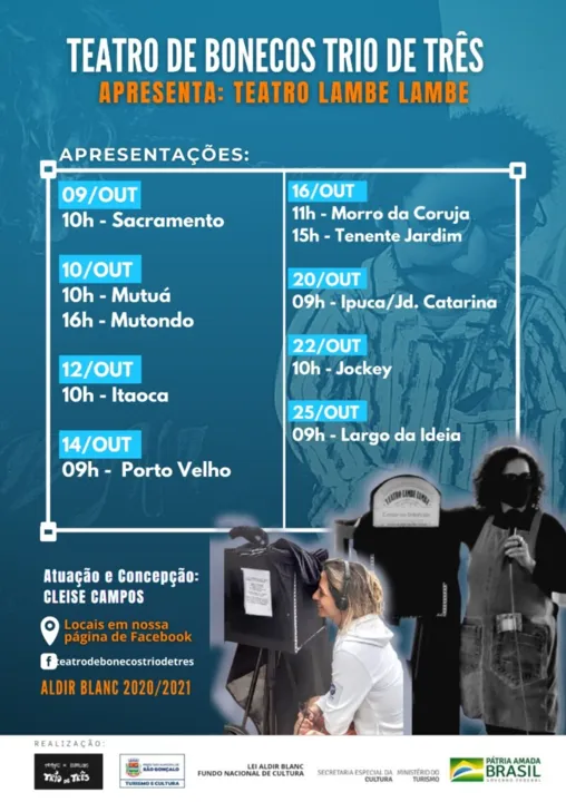 O evento é gratuito 