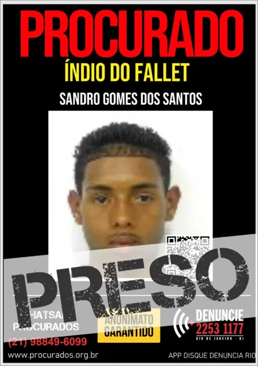 Ele é acusado por roubos na área de Botafogo e Santa Teresa.