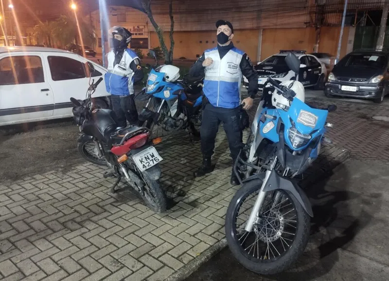 Moto é apreendida com motor roubado, logo após abordagem do São Gonçalo Presente