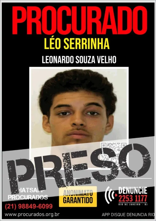 'Léo Serrinha' foi preso nesta sexta-feira (22)