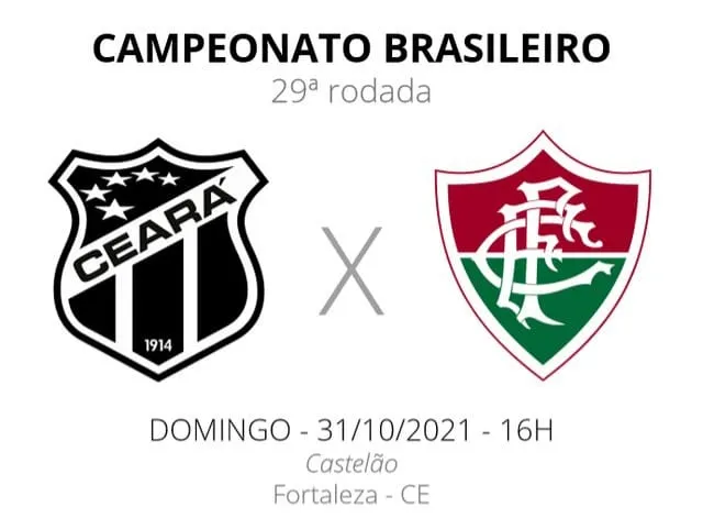 Ceará x Fluminense jogam pela 29ª rodada da Série A do Brasileirão