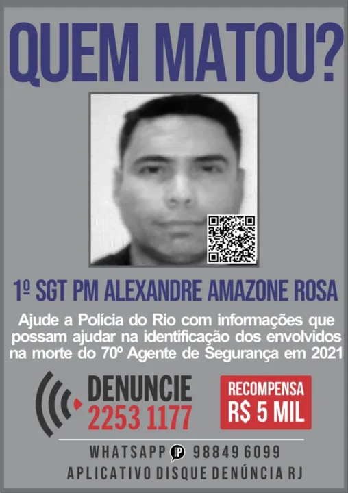 Ele foi morto durante uma tentativa de assalto a um posto de gasolina