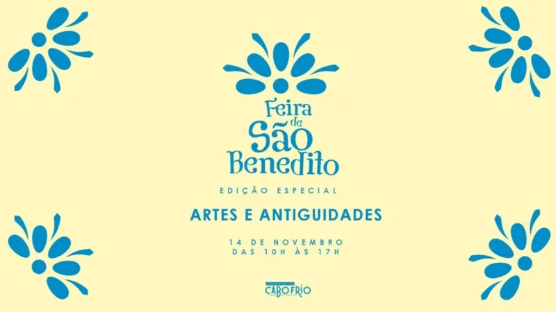 Na área serão expostos exclusivamente produtos artesanais e de antiquário, sem cobrança de taxas aos expositores
