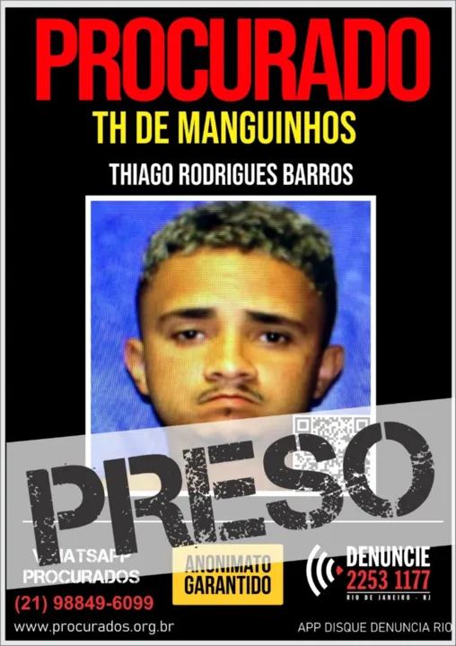 Criminoso foi preso na última sexta-feira (19) na Zona Norte do Rio