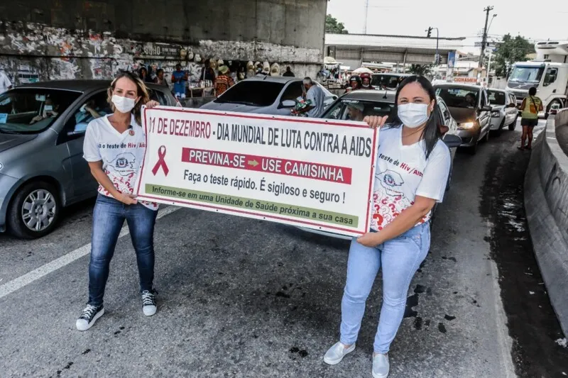 Itaboraí realiza ação de conscientização e prevenção contra a AIDS