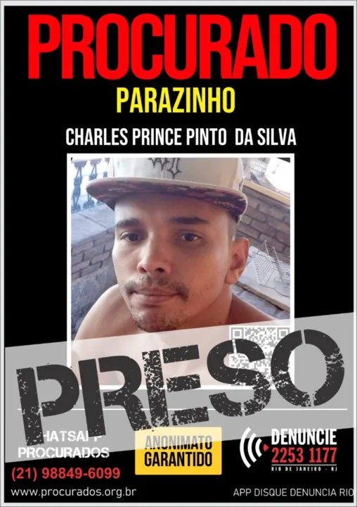 Criminoso foi preso nesta quarta-feira (1°)