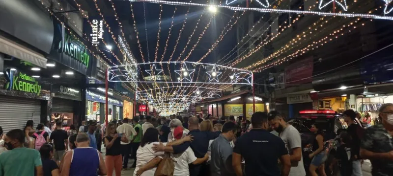 Evento de inauguração do Túnel de LED's de Alcântara