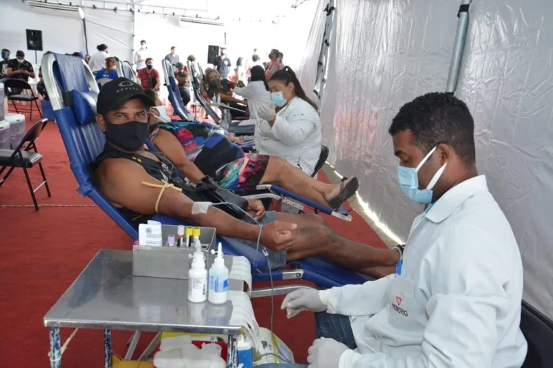 As pessoas que passaram pela tenda de doação de sangue nesta terça-feira (07) ressaltaram o impacto social da iniciativa