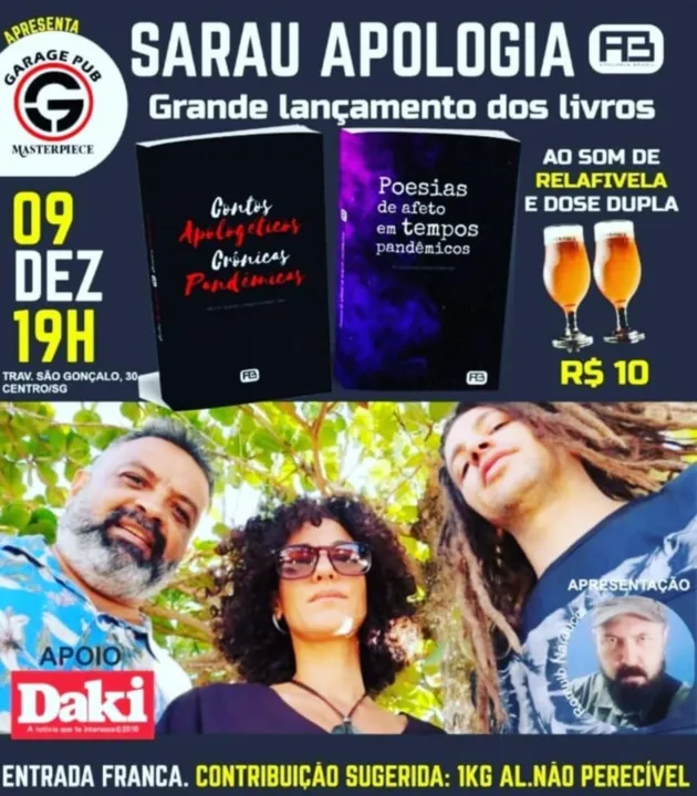 Veja as informações do evento