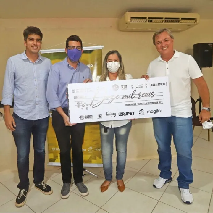 É a primeira vez que a RJPET recebe uma doação privada