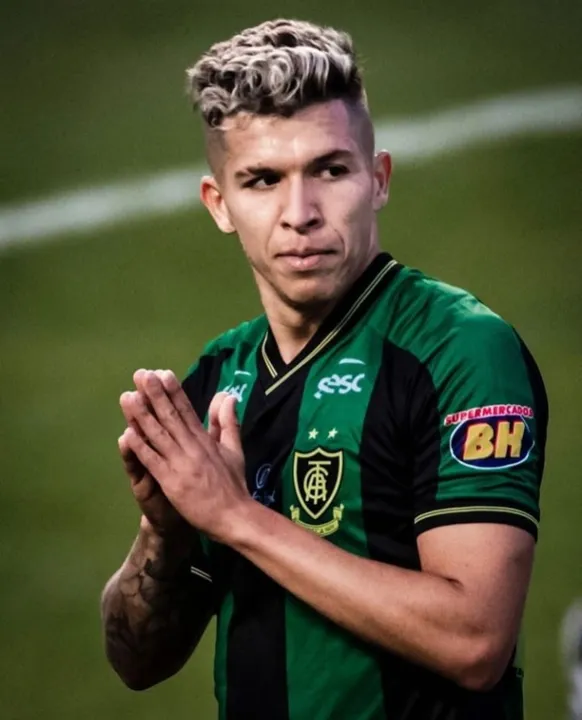 Bruno Nazário em atuação pelo América-MG na temporada passada