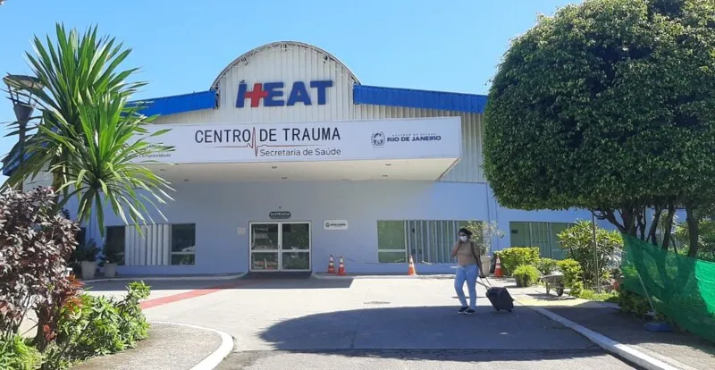 Criança foi socorrida no Heat, no Colubandê