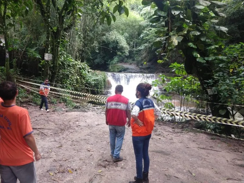 Cachoeira irá ficar fechada até os problemas serem resolvidos