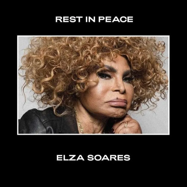 Homenagem a Elza Soares no Instagram oficial da BeyGOOD
