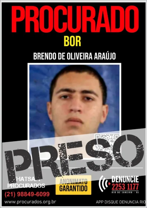 "Bor" foi preso pela PM nesta segunda-feira (24)