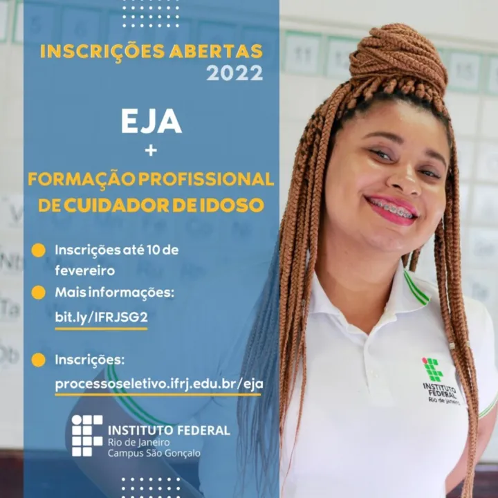 IFRJ abre inscrições para 1.418 vagas em cursos técnicos gratuitos