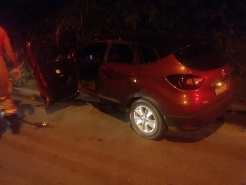 Veículo foi recuperado pelos policiais após acidente