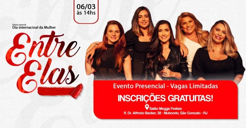 A participação será gratuita