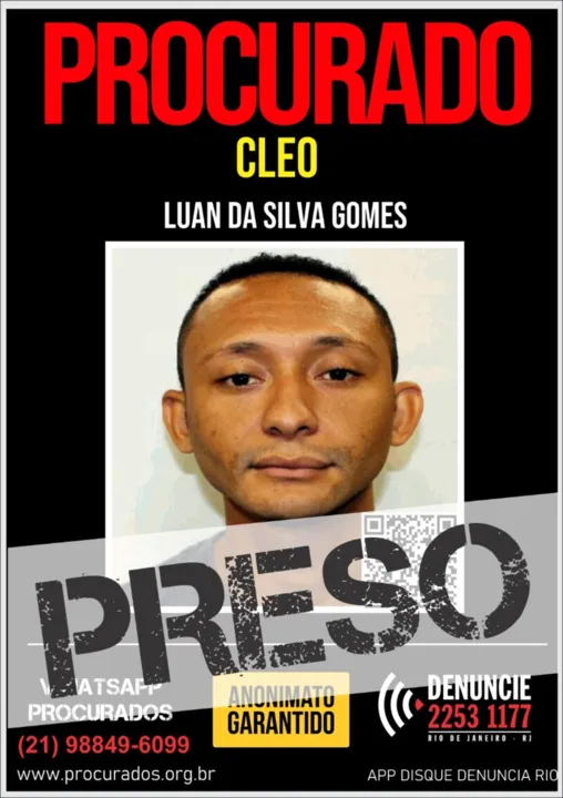 Cleo, de 32 anos, foi preso no sábado (5)