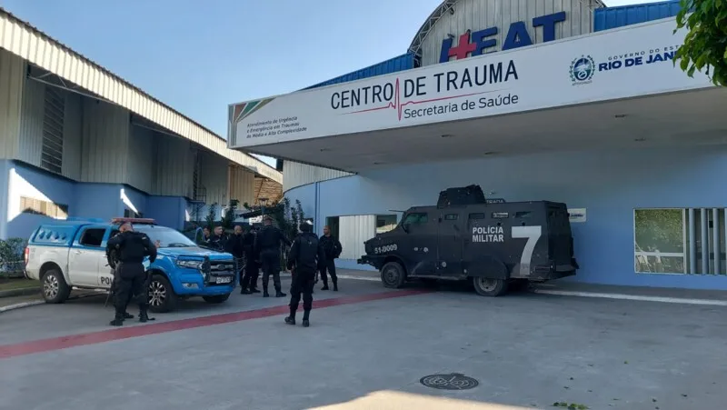 Suspeito morreu no hospital