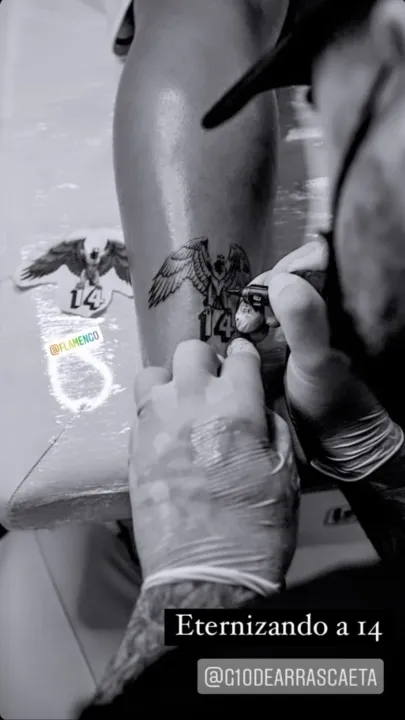 Postagem feita pelo tatuador Samir Bughdadi em suas redes sociais
