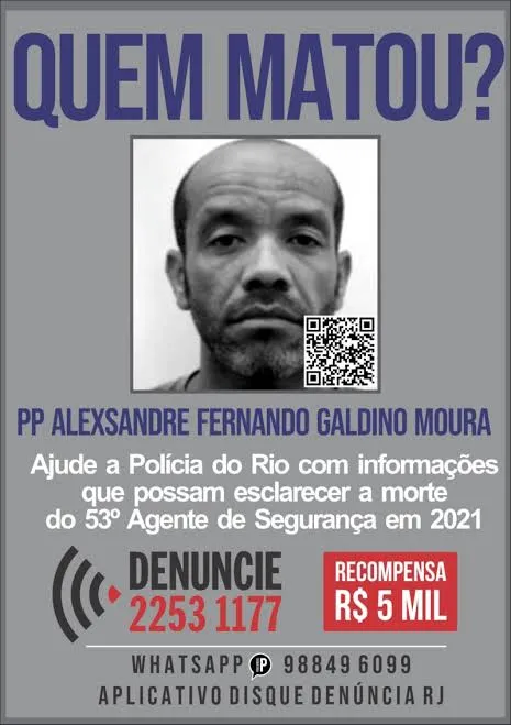 Policial penal assassinado por criminosos em agosto de 2021