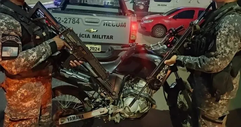 Moto roubada foi recuperada pela polícia