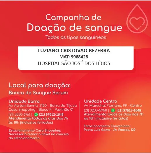 Para mais informações, confira as fotos a seguir
