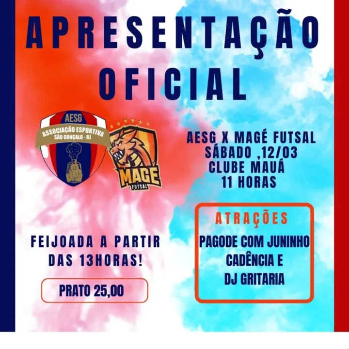 Evento ocorrerá no Clube Mauá