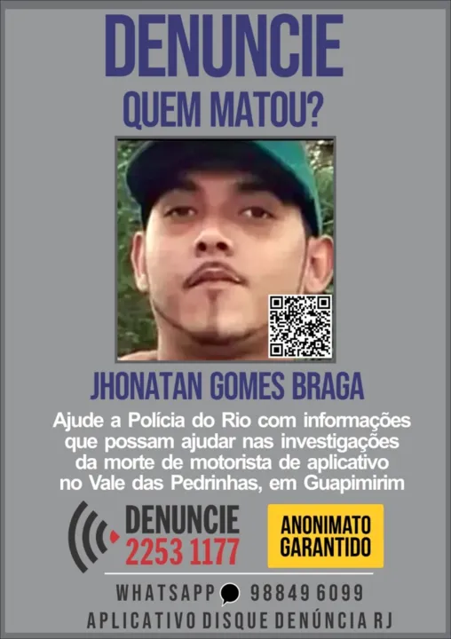 O corpo do rapaz foi encontrado em Guapimirim